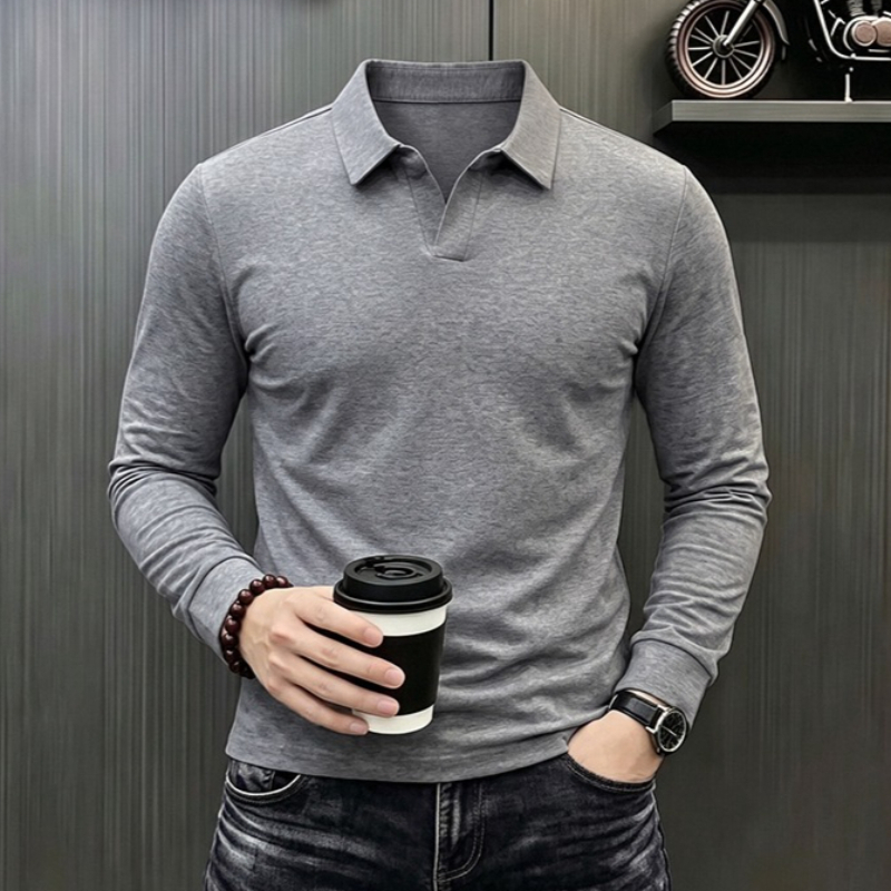 Men'S Fashion For Summer 2026 - Men's Business Casual Long Sleeve T