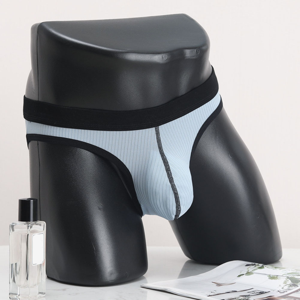 Solid Color Underpants Dark Bl - Men'S Fashion Underwear Brands ulasan dan harga