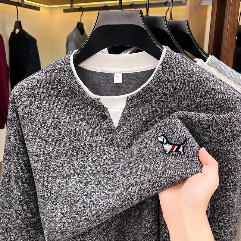 Fashion Trend Solid Color Men' - Men'S Fashion T Shirts ulasan dan harga