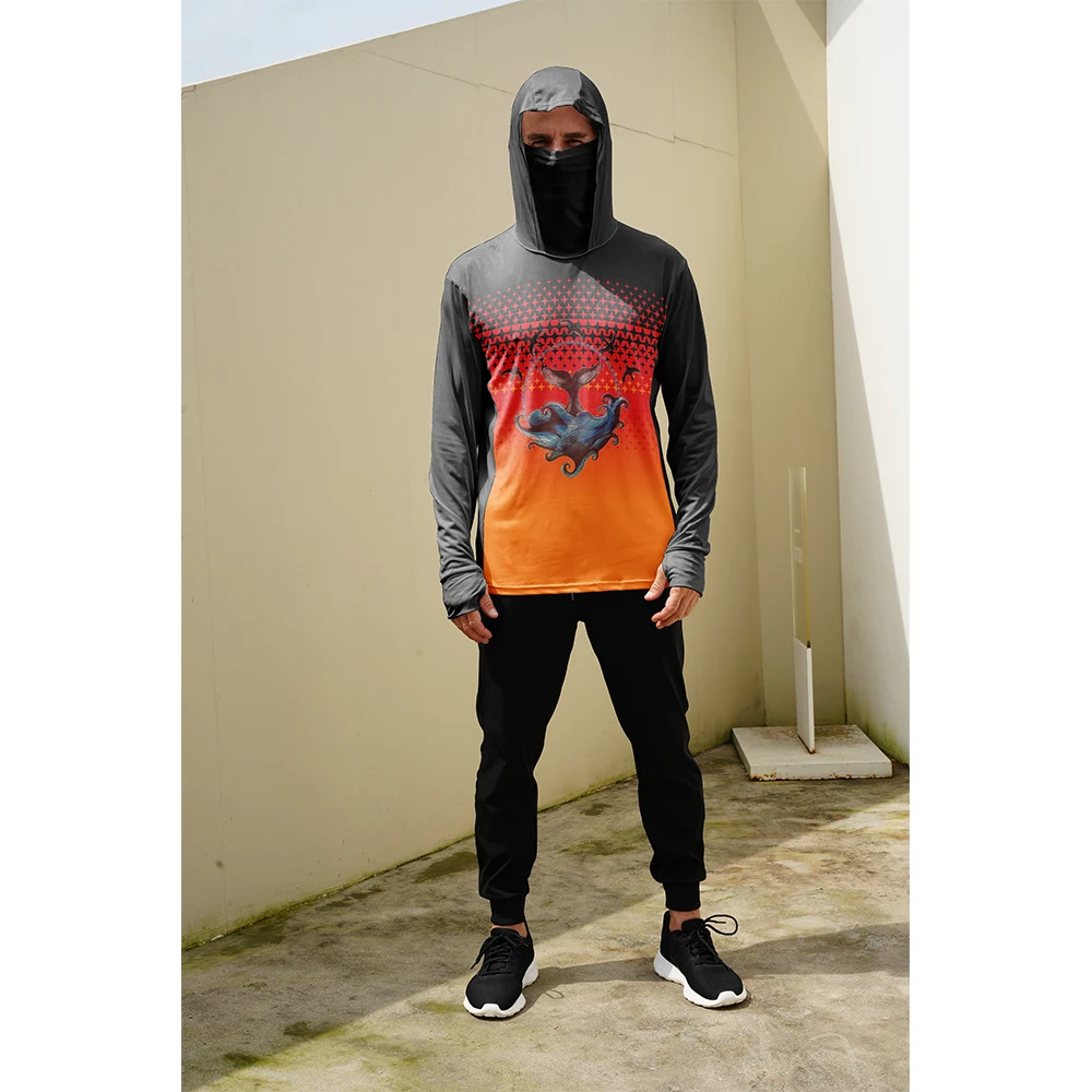 Fishing Shirts Men Sun Protect - Men'S Fashion T Shirts ulasan dan harga