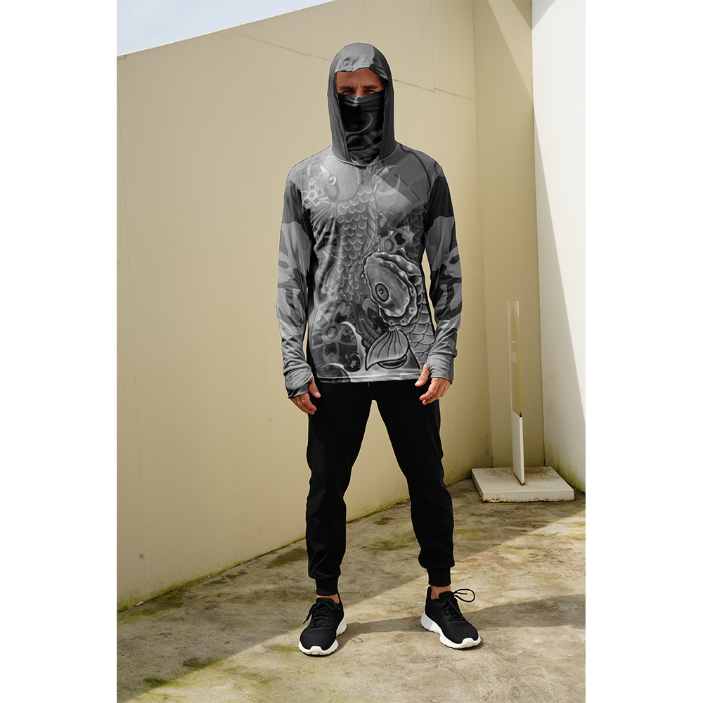 Fishing Shirts Men Sun Protect - Men'S Fashion T Shirts ulasan dan harga