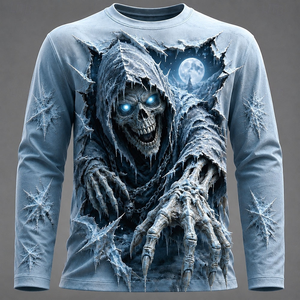 Halloween Men 3D Graphic Print - Men'S Fashion T Shirts ulasan dan harga