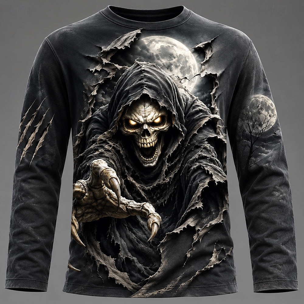 Halloween Men 3D Graphic Print - Men'S Fashion T Shirts ulasan dan harga