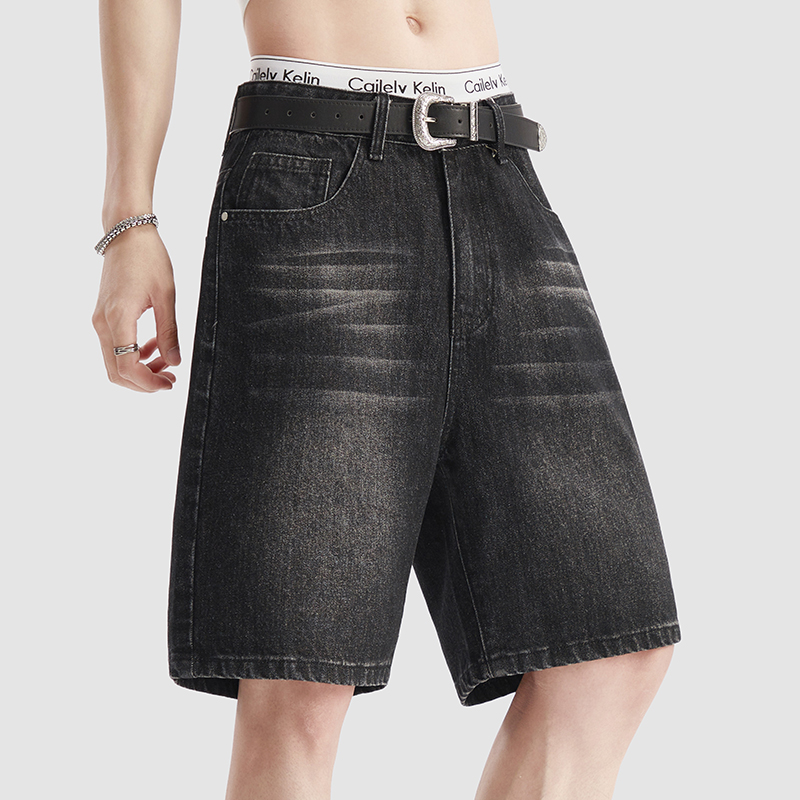 Summer Thin Black Denim Shorts - Jeans Pants Fashion Men ulasan dan harga