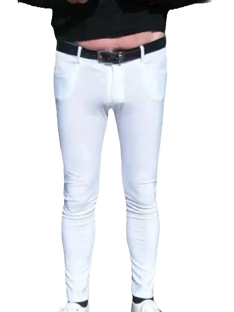 Mens Skinny Jeans Slim-Fit Pen - Jeans Pants Fashion Men ulasan dan harga