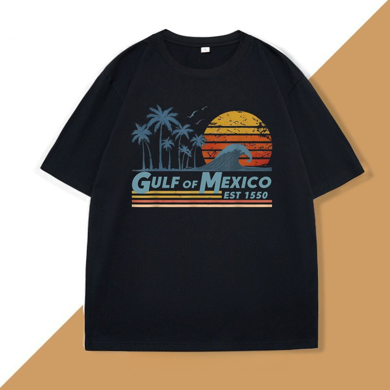 Gulf of Mexico T-shirt Men Wom - Mens Fashion Mexico ulasan dan harga