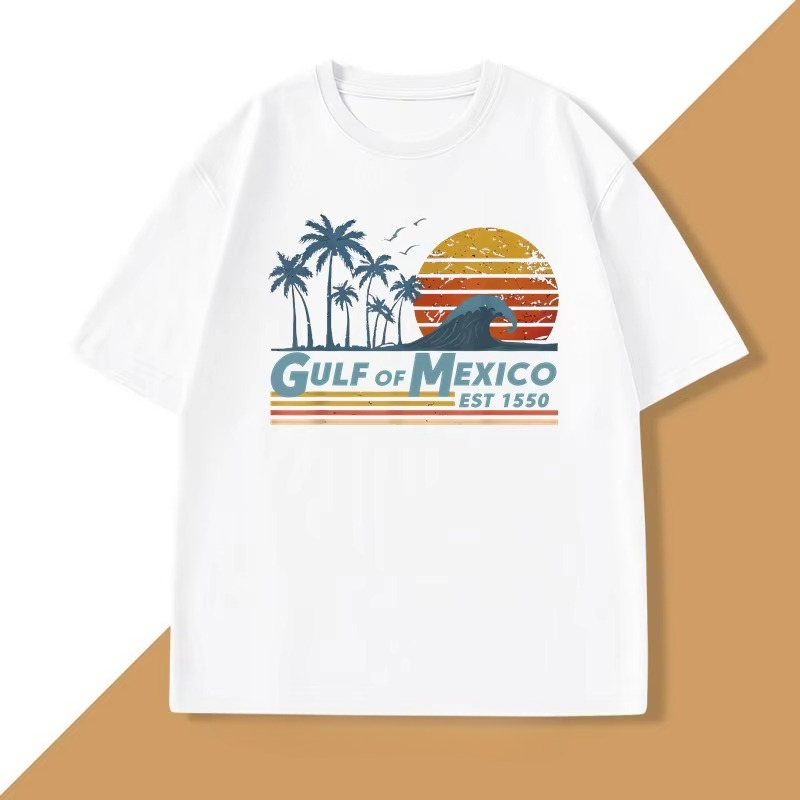 Gulf of Mexico T-shirt Men Wom - Mens Fashion Mexico ulasan dan harga