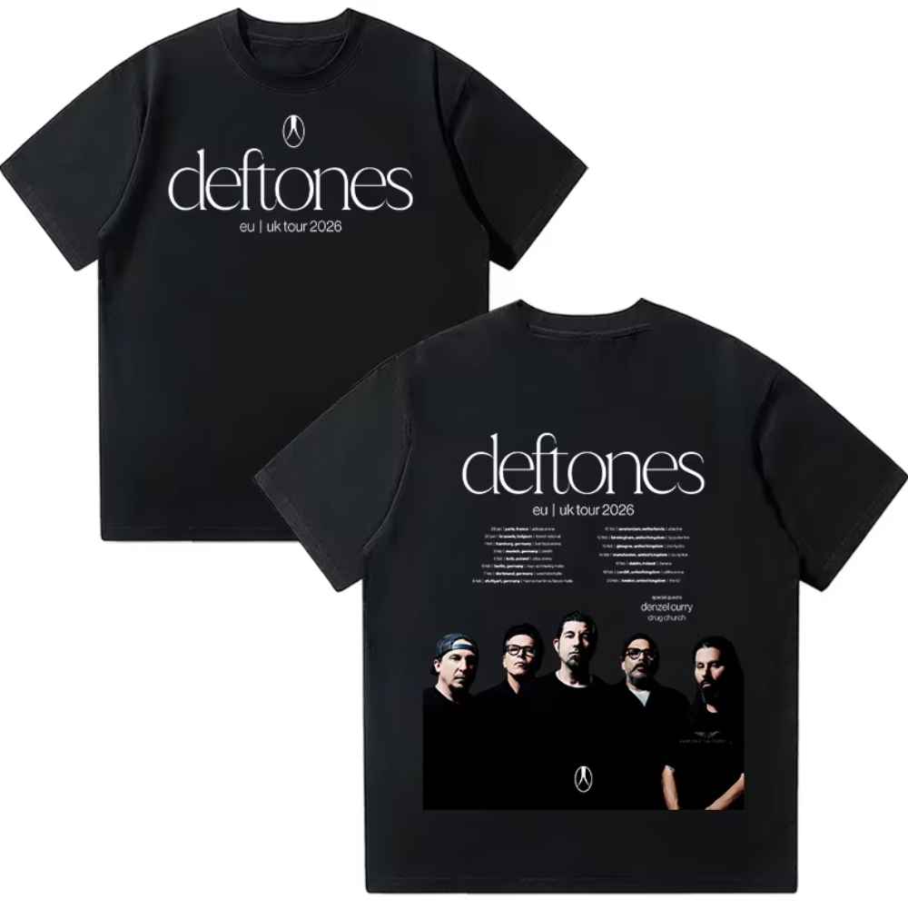 Deftones EU UK Tour 2026 T-shi - Men'S Fashion Uk 2026 ulasan dan harga