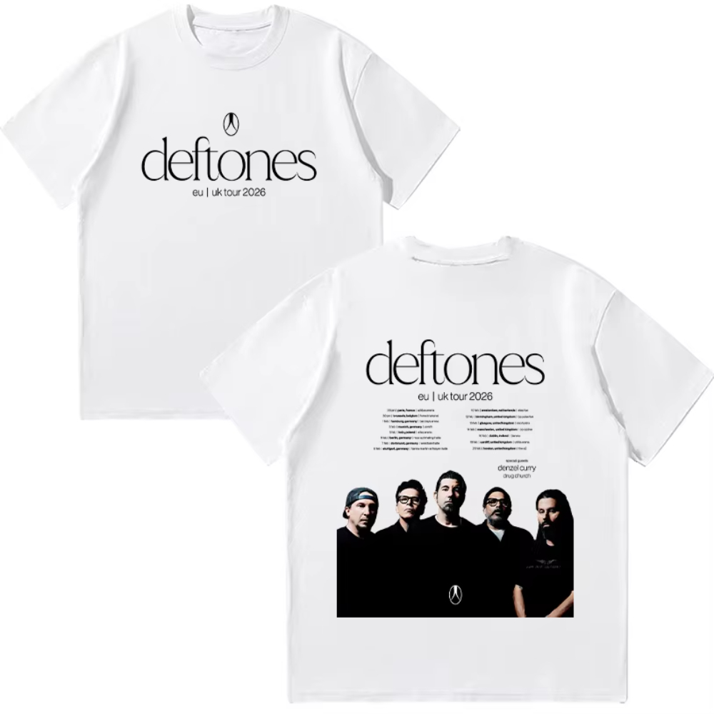 Deftones EU UK Tour 2026 T-shi - Men'S Fashion Uk 2026 ulasan dan harga