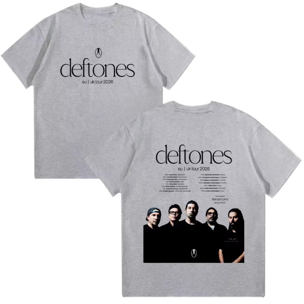 Deftones EU UK Tour 2026 T-shi - Men'S Fashion Uk 2026 ulasan dan harga