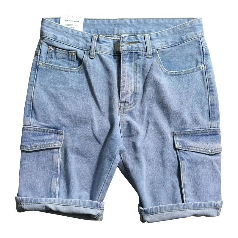 Loose Straight Short Jeans Pan - Jeans Pants Fashion Men ulasan dan harga
