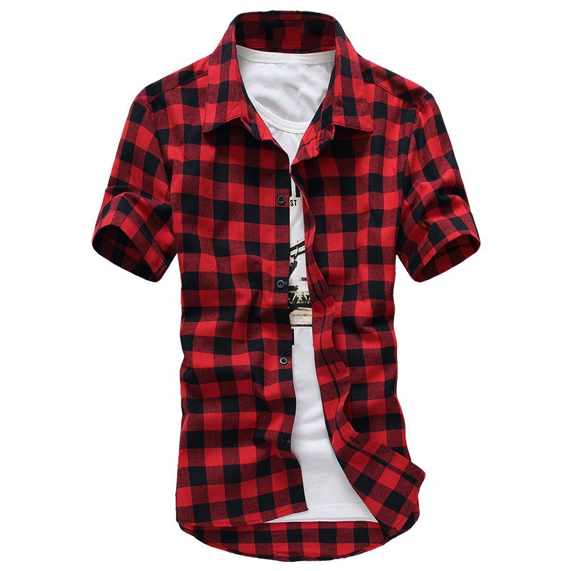 Red And Black Plaid Shirt Boys - Men'S Fashion Uk 2026 ulasan dan harga