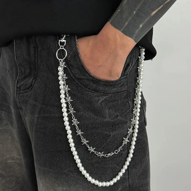 Salircon Vintage Punk Metal Pe - Jeans Pants Fashion Men ulasan dan harga
