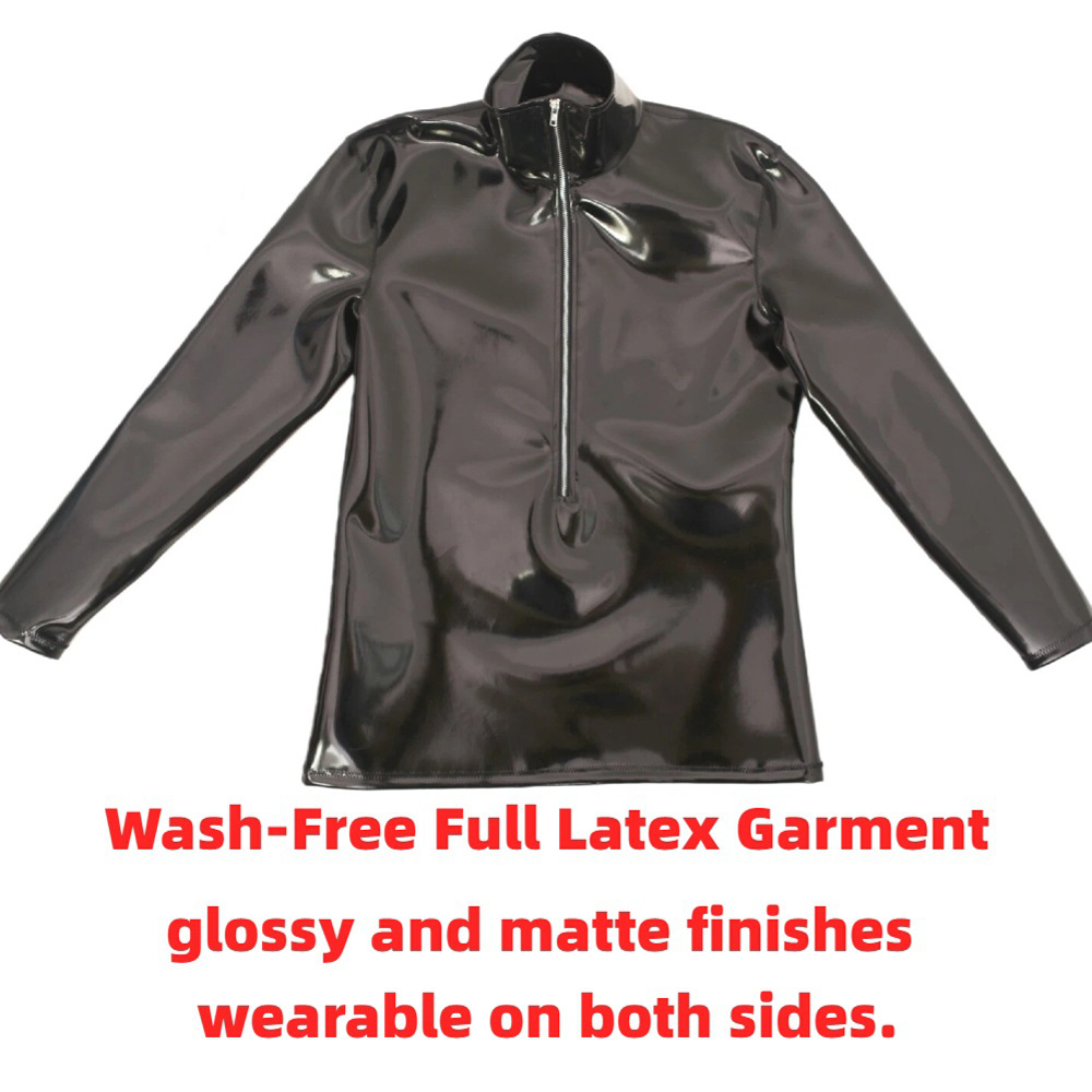 Sexy Men PVC Glossy Shiny Long - Men'S Fashion For Summer 2026 ulasan dan harga