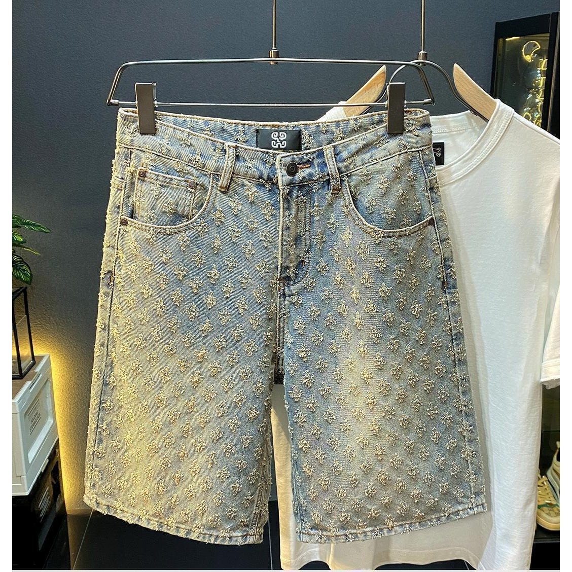 Summer High Street Denim Short - Jeans Pants Fashion Men ulasan dan harga