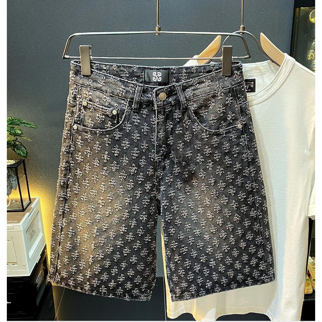 Summer High Street Denim Short - Jeans Pants Fashion Men ulasan dan harga