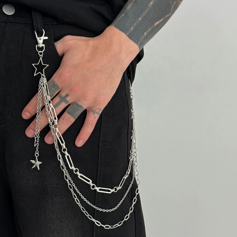Men Women Hip Hop Double Layer - Jeans Pants Fashion Men ulasan dan harga