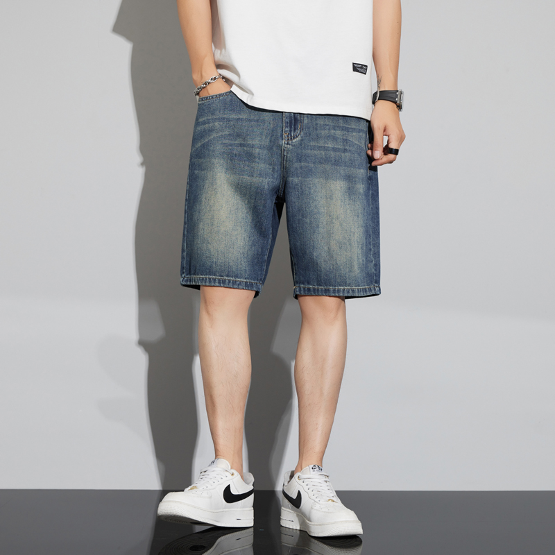 Men's Vintage Denim Shorts Sum - Jeans Pants Fashion Men ulasan dan harga