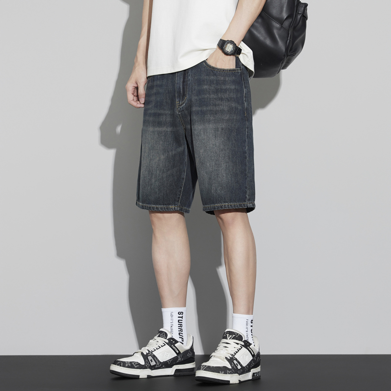 Men's Vintage Denim Shorts Sum - Jeans Pants Fashion Men ulasan dan harga