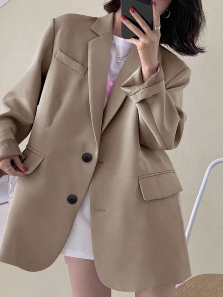 New Woman Spring Summer Solid  - Mens Fashion Blazer ulasan dan harga
