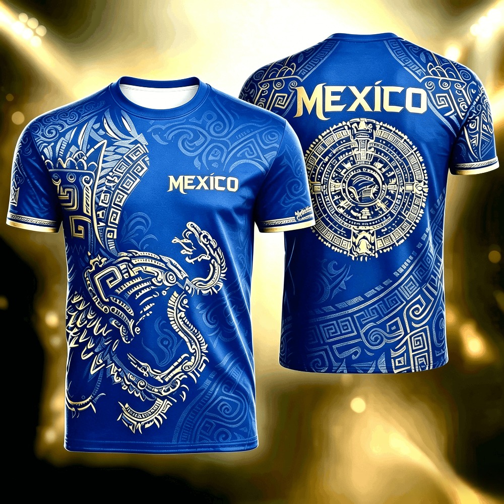 Summer Mexico Print T Shirt fo - Mens Fashion Mexico ulasan dan harga