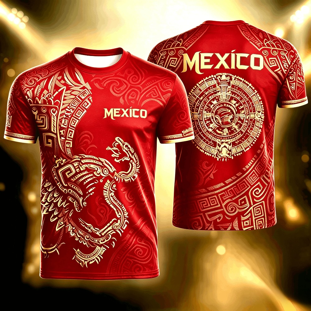Summer Mexico Print T Shirt fo - Mens Fashion Mexico ulasan dan harga