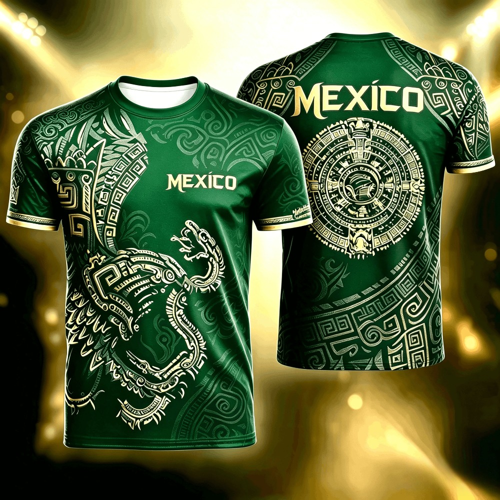 Summer Mexico Print T Shirt fo - Mens Fashion Mexico ulasan dan harga