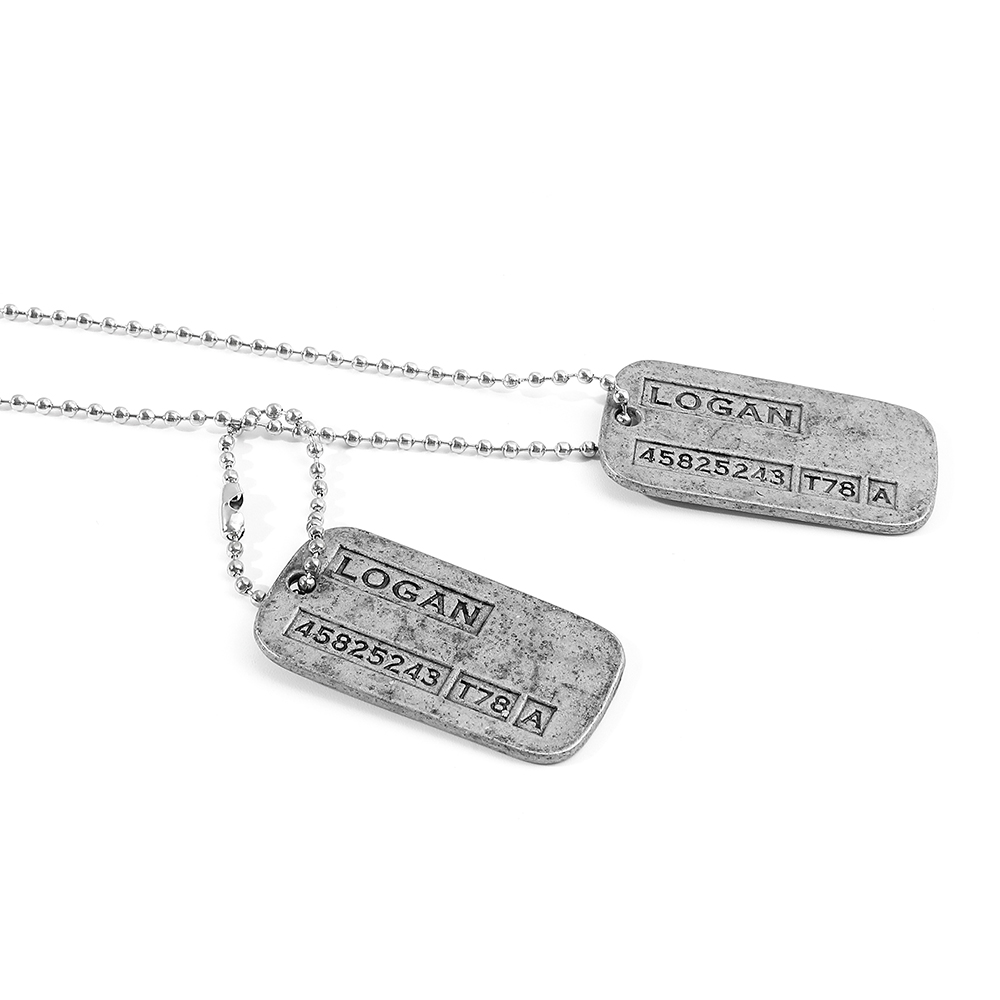 X-Men Wolverine Military Card  - Men'S Fashion Necklaces ulasan dan harga