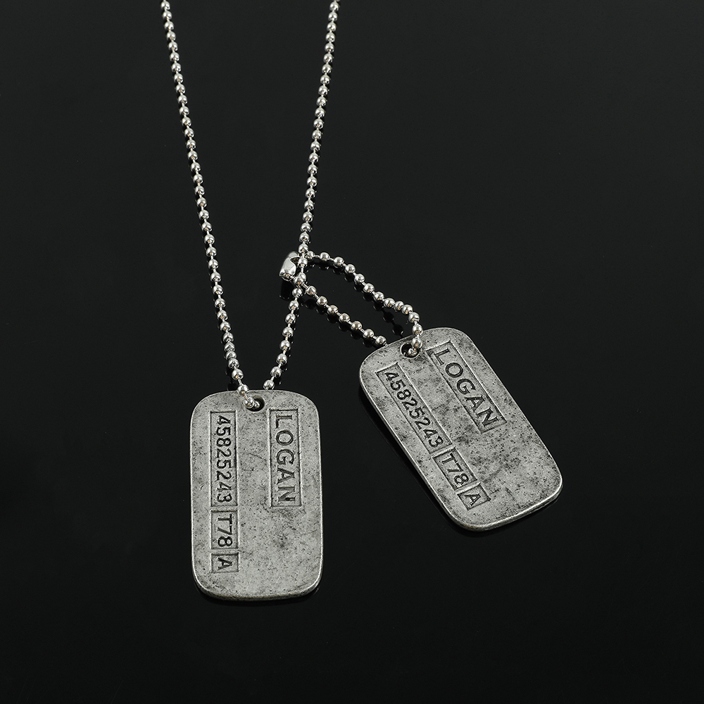 X-Men Wolverine Military Card  - Men'S Fashion Necklaces ulasan dan harga