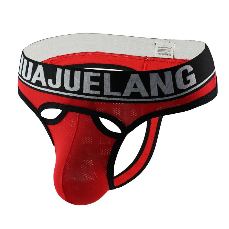 Men's Mesh Jockstrap with Bran - Men'S Fashion Underwear Brands ulasan dan harga