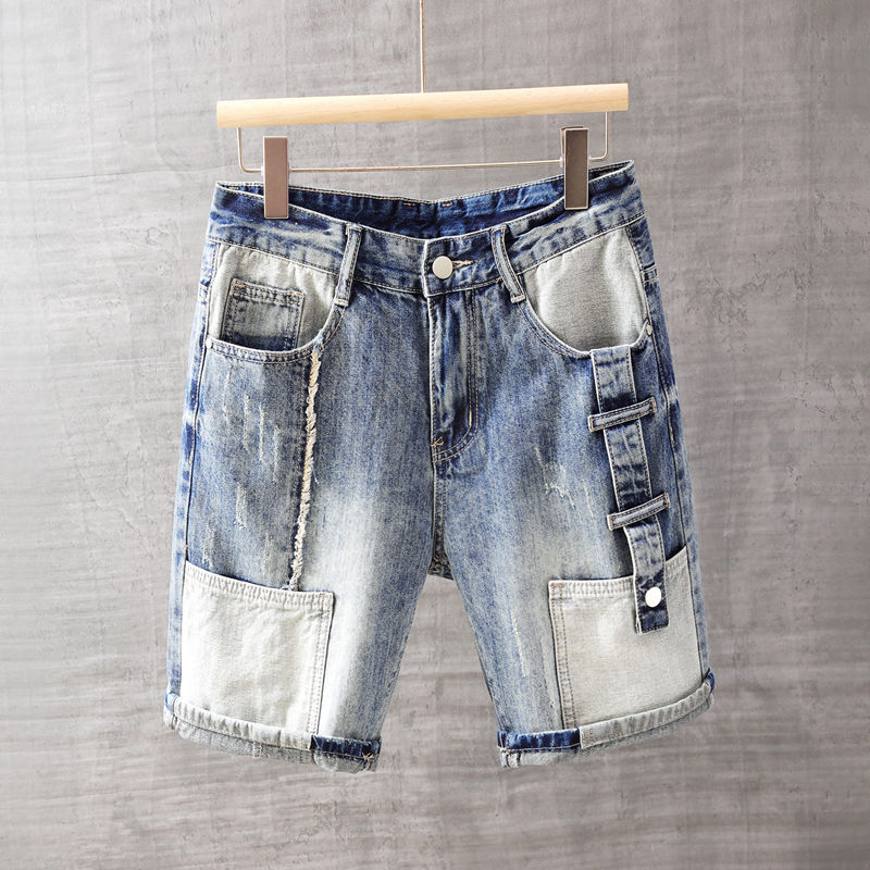 Men's Short Jeans Pants with P - Jeans Pants Fashion Men ulasan dan harga