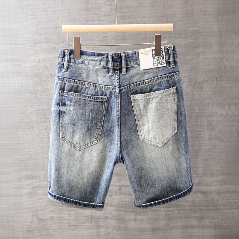 Men's Short Jeans Pants with P - Jeans Pants Fashion Men ulasan dan harga