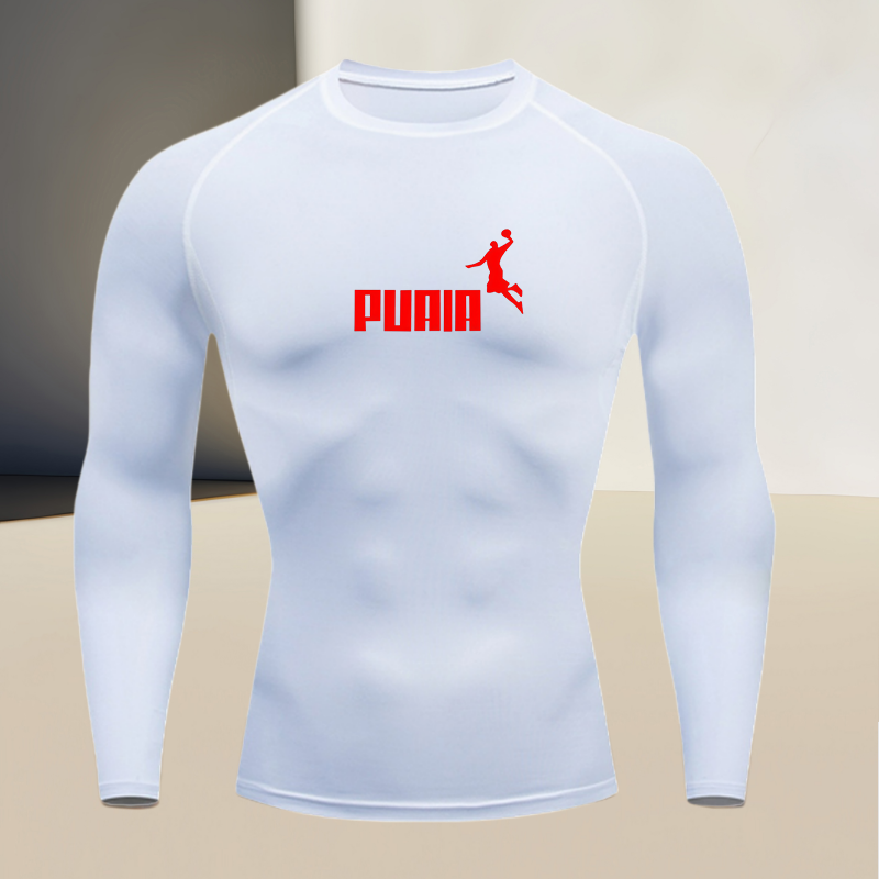 Men's long sleeved round neck  - Men'S Fashion T Shirts ulasan dan harga