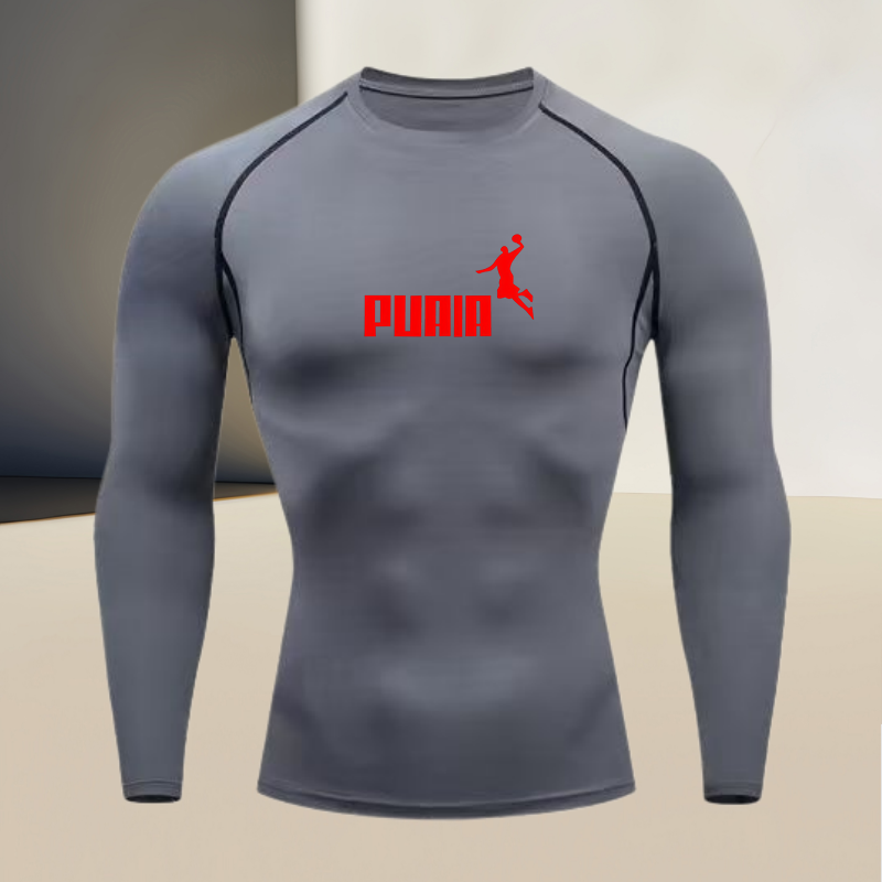 Men's long sleeved round neck  - Men'S Fashion T Shirts ulasan dan harga