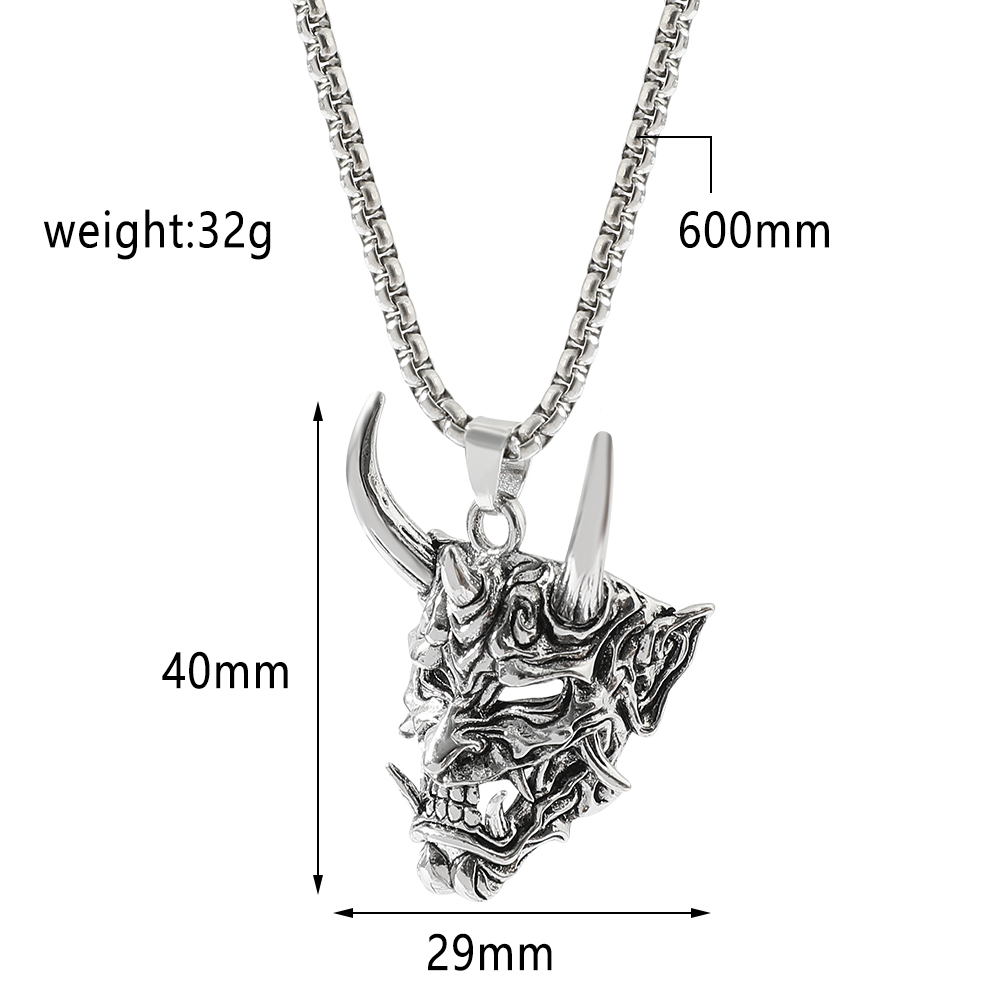 Handsome Rascal Ghost Mask Pen - Men'S Fashion Necklaces ulasan dan harga