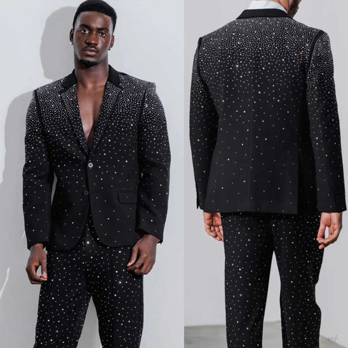 Luxury Diamond Mens Suits Groo - Mens Fashion Blazer ulasan dan harga