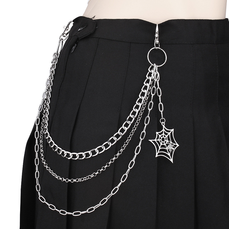 Fashion Punk Metal Pants Chain - Jeans Pants Fashion Men ulasan dan harga