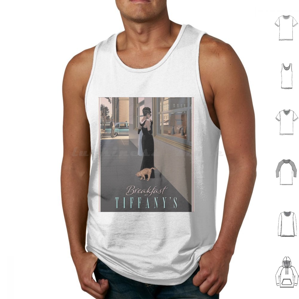 Breakfast Tank Tops Vest Sleev - Men'S Fashion 1960S ulasan dan harga