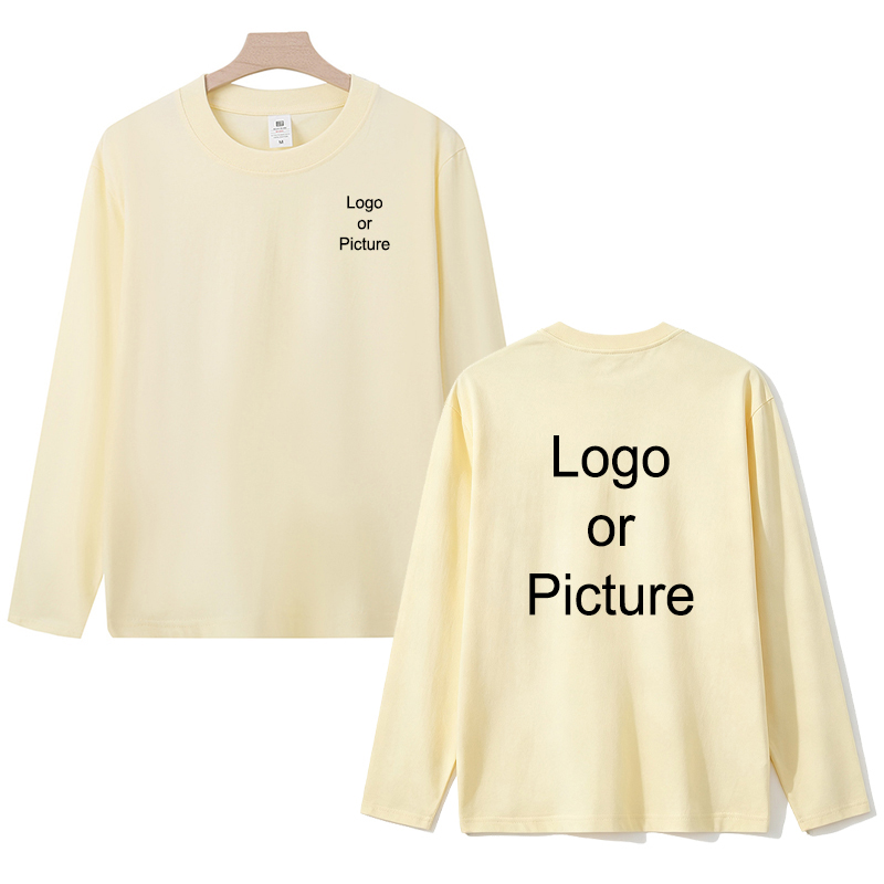 Customized Cotton Long Sleeve  - Men'S Fashion T Shirts ulasan dan harga
