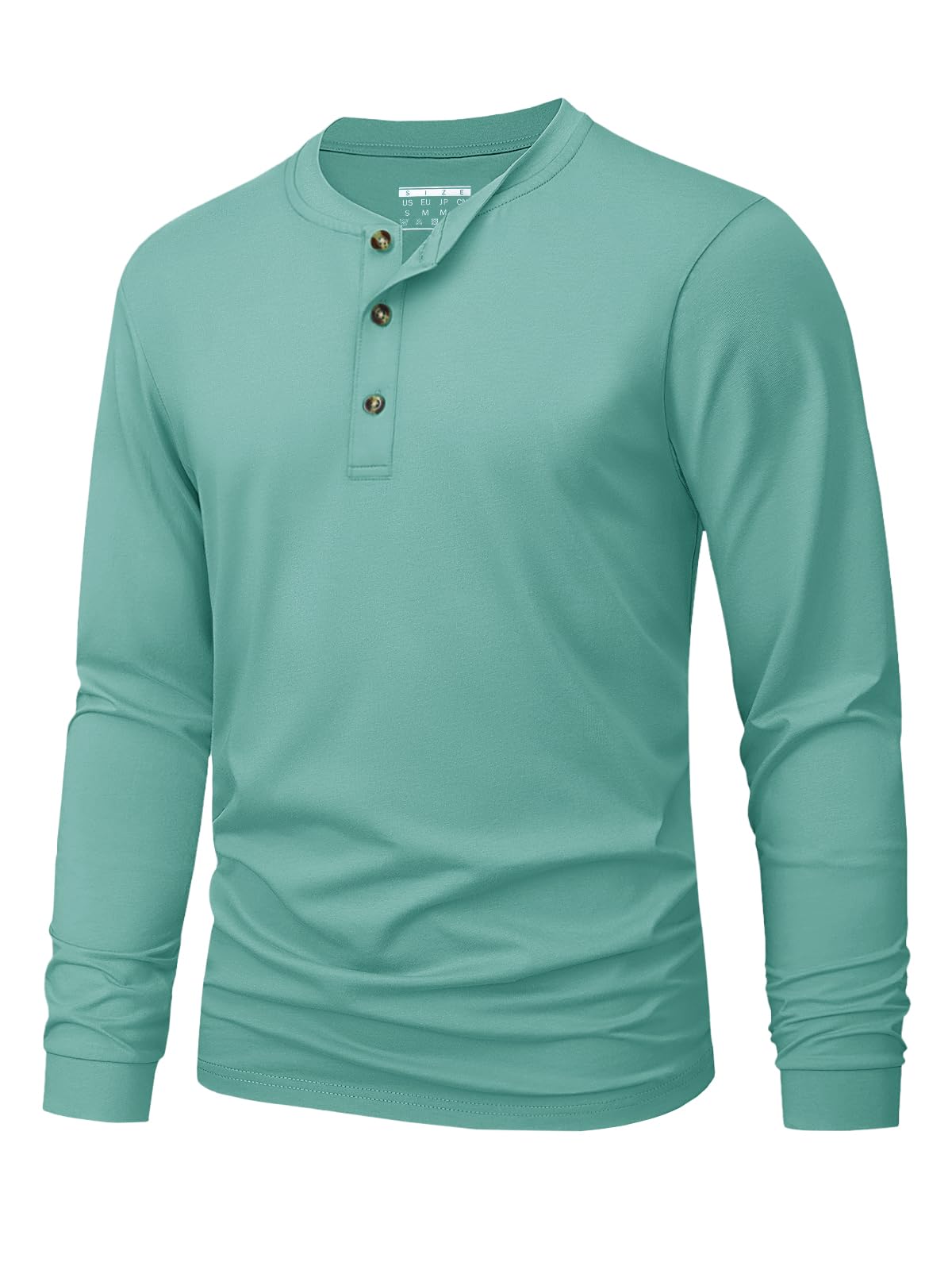 Men's Henley T-Shirt Simple So - Men'S Fashion T Shirts ulasan dan harga