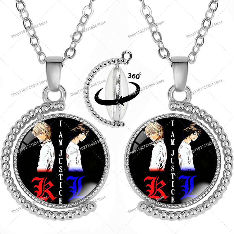 Death Note Fashion Rotatable N - Men'S Fashion Necklaces ulasan dan harga