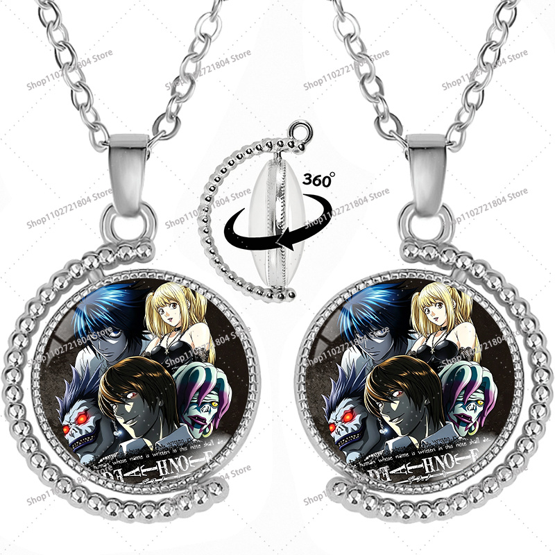 Death Note Fashion Rotatable N - Men'S Fashion Necklaces ulasan dan harga
