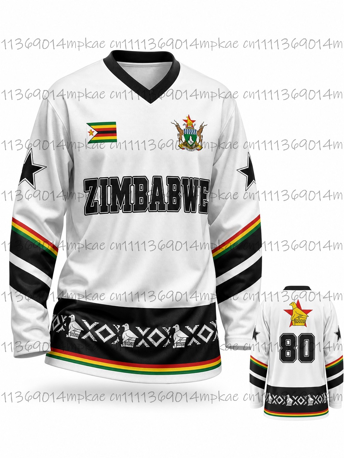 Autumn Zimbabwe Ethnic Street  - Men'S Fashion T Shirts ulasan dan harga